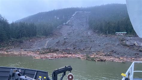 Search Suspended For 2 People Missing After Haines Landslide Cbc News