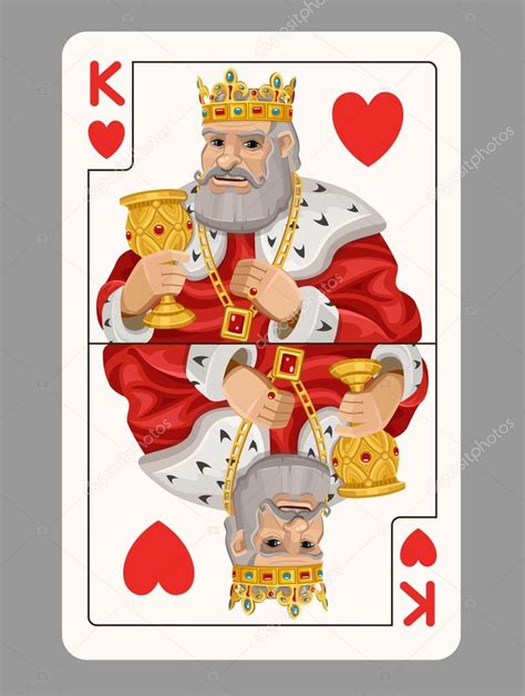 King Of Hearts Playing Card Stock Vector Image By ©saranai 78114312