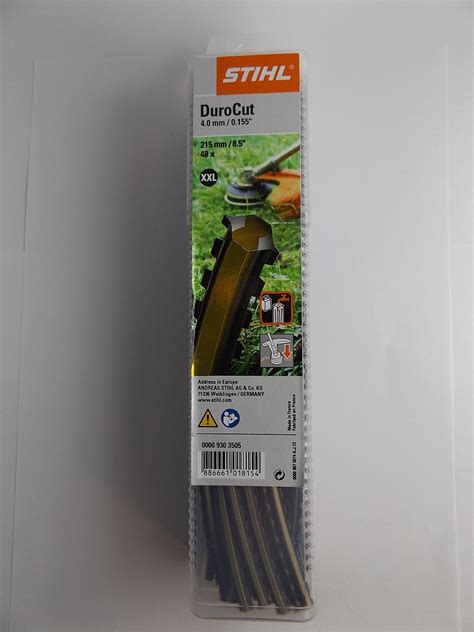 STIHL DUROCUT LINE 4MM 48 PIECES Amazon Co Uk Garden