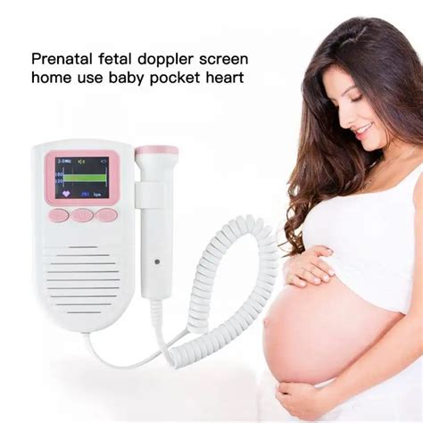 Pregnant Ultrasonic Fetal Doppler Prenatal Heart Rate Monitor Lcd