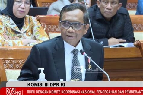 PSI Dukung Mahfud MD Bongkar Kejanggalan Transaksi Rp349 Triliun