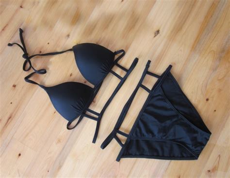 Bikini Negro Dama Traje De Baño Talla Chica Playa Moda Sexy 490 00