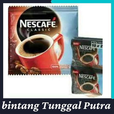 Jual Dalgona Kopi Nescafe Classic Robusta Blend Sachet 2 Gr Pack Isi 10