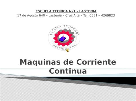 Pptx Maquinas De Corriente Continua Dokumen Tips