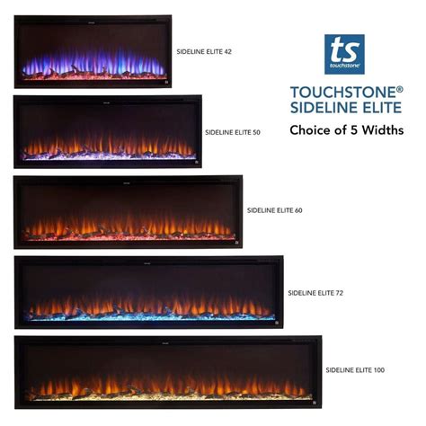 Touchstone Sideline Elite Smart Recessed Electric Fireplace