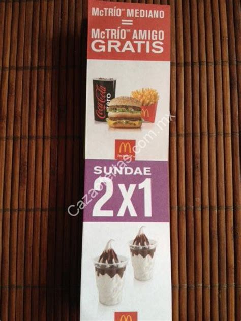 Nueva Cuponera Mcdonalds Mctr Os Gratis X En Sundaes Y Hot