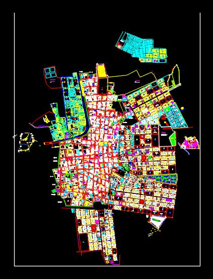 Catastral Map Of Soritor District San Martin Peru Dwg Block For