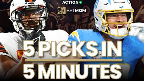 Nfl Week 7 Expert Bets And Predictions 5 Picks In 5 Minutes With Tim