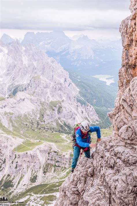 Normalweg Große Zinne via normale Cima Grande di Lavaredo Drei