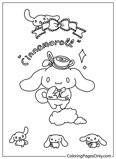 78 Cinnamoroll Coloring Pages - ColoringPagesOnly.com