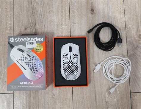 Myszka Steelseries Aerox 3 biała Nowa Lubaczów Kup teraz na