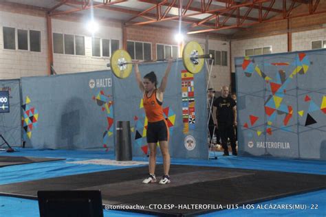 Halterofilia La alzireña Tihara campeona de España de halterofilia