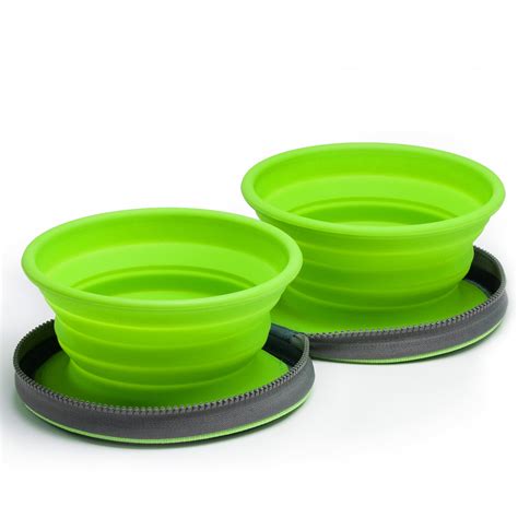 Collapsible Dog Bowls Non Toxic And Easy To Clean 2 Pack Colapz