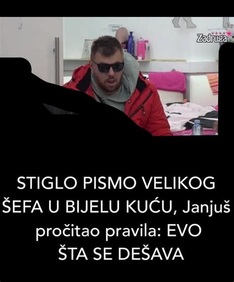 Stiglo Pismo Velikog Efa U Bijelu Ku U Janju Pro Itao Pravila Evo