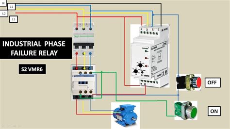 How To Wiring Of Phase Failure Relay S Vmr Minilec Youtube