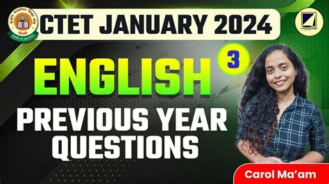 Ctet English Previous Year Questions Paper Solution Ctet January