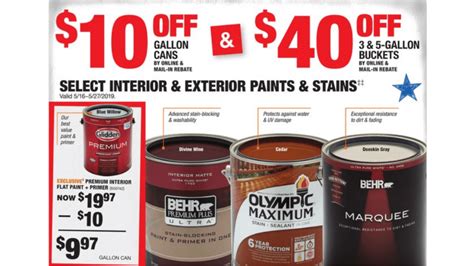 Home Depot Paint And Stain Rebate - HomeDepotRebate11.com