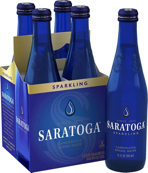 Saratoga Sparkling Spring Water 12 Oz Carbonated Pack