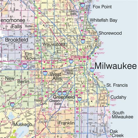 Milwaukee Wisconsin Map - London Top Attractions Map