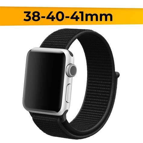 Нейлоновый ремешок для Apple Watch 38-40-41mm / Эластичный спортивный ...