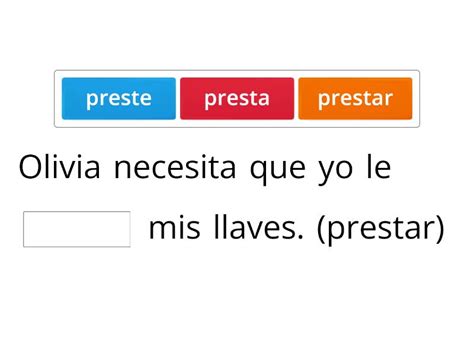 Dia 46 Repaso Del Subjuntivo 1 Missing Word