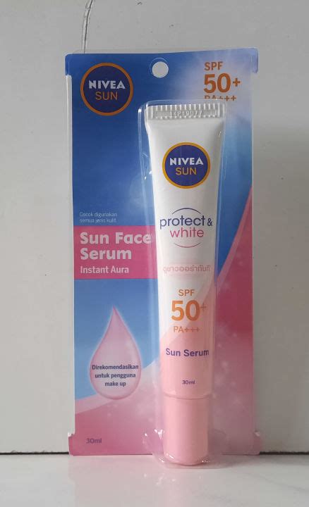 Nivea Sun Protect And White Sun Face Serum Instant Aura Spf Pa