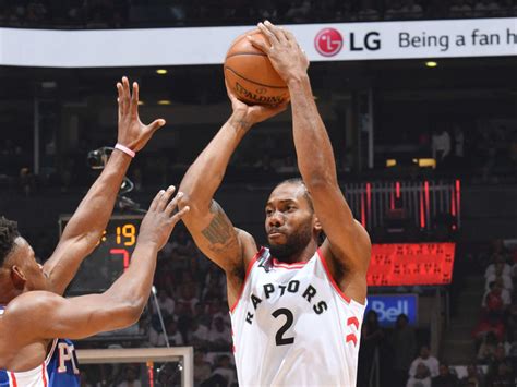 Kawhi Matches Career High To Lead Raptors Over 76ers In Game 1