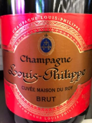 2019 Louis Philippe Cuvée Maison du Roy Brut Champagne Vivino US