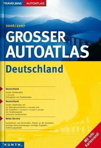 Grosser Autoatlas Deutschland 2006 2007 Landkarten bei bücher de