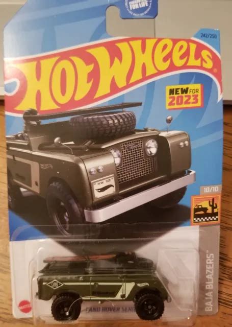 Hot Wheels Baja Blazers Land Rover Series Ii Vert Moul Sous