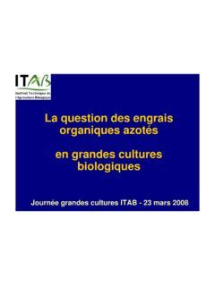 La Question Des Engrais Organiques Azot S En La Question Des