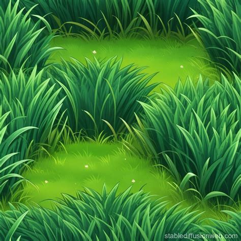 High Quality Cartoon Grass Texture | Stable Diffusion Online