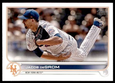 2022 Topps Jacob DeGrom New York Mets 330 EBay