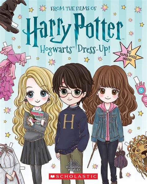 Harry Potter: Hogwarts Dress-Up! book with 10 paper dolls - YouLoveIt.com