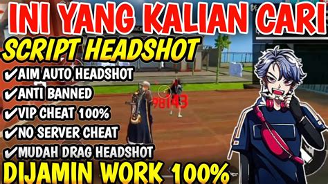 SCRIPT FF REGEDIT AUTO HEADSHOT TERBARU ANTI BLACKLIST AMAN 100