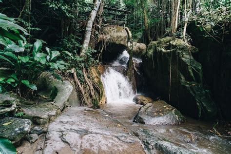 Premium Photo Mae Kampong Waterfall In Chiang Mai Thailand