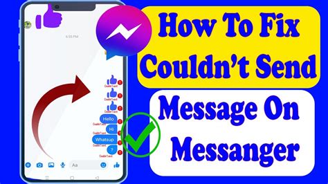 How To Fix Couldn T Send Message Problem On Messanger Solved Message