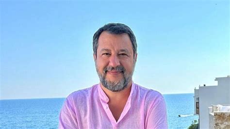 Matteo Salvini Al Rientro Dalla Vacanza In Puglia Sono Tornato Con