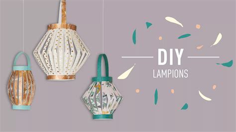 Lampions En Papier Diy L Eclat De Verre