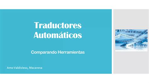 Traductores Autom Ticos Ppt