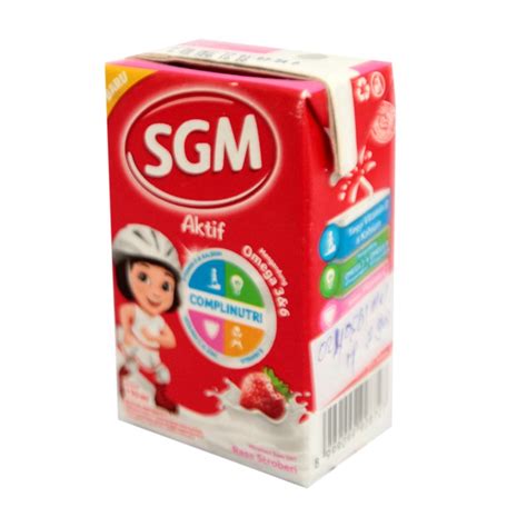 Jual Susu Sgm Aktif Strawberry 110 Ml Shopee Indonesia