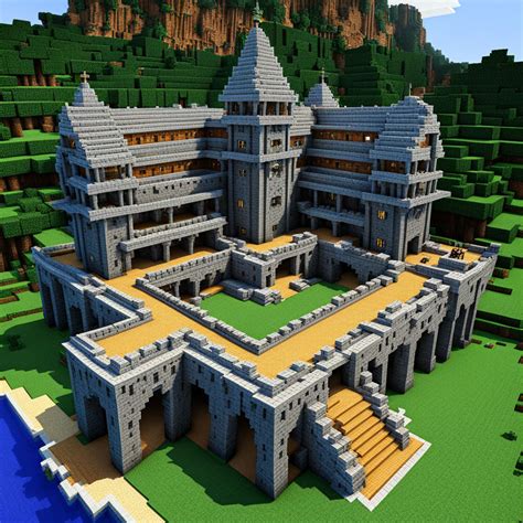 Amazing Minecraft big Fort Designs by Raj Gondaliya - Playground