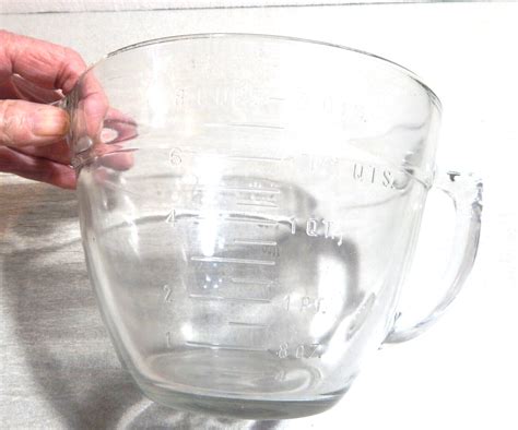 The Pampered Chef 8 Cup 2 Qt Glass Measuring Mixing Batter Bowl 88 No Defects Ebay