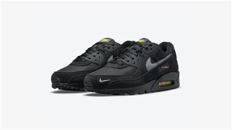 Preview Nike Air Max 90 Black Yellow Le Site De La Sneaker