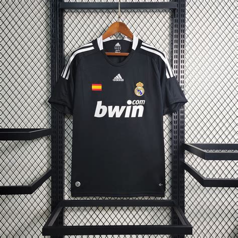 Camisa Retrô Real Madrid Away 2008 09 s n Torcedor Adidas Masculina