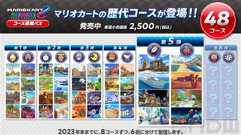 「マリオカート8 デラックス コース追加パス」第5弾が2023年7月12日水配信！ Nintendo Dream Web