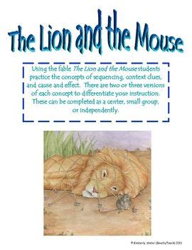 Summary of the Lion and the Mouse