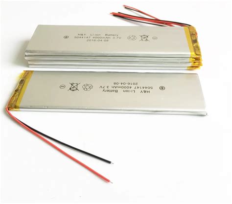 Lot 5 Pcs 3 7V 4000mAh Li Po Polymer Lithium Rechargeable Battery For