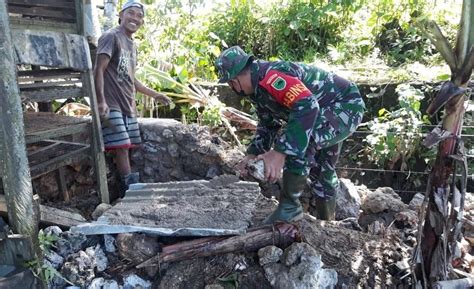 Tingkatkan Gotong Royong Dan Keharmonisan Diwilayah Babinsa Koramil