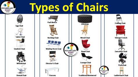 Different Types Of Chairs Archives Vocabulary Point